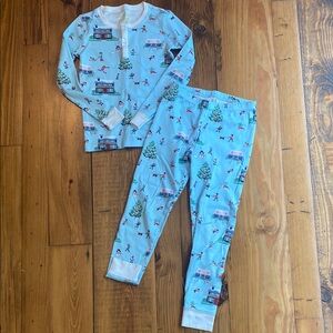 The Beaufort Bonnet Company Blue Winter Pajama Set
